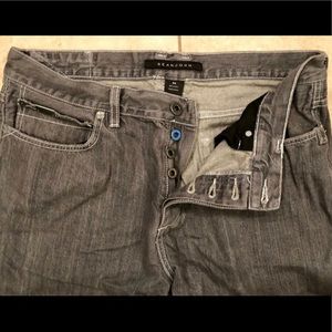 Sean John GRAY Button Fly Jeans, Size 34X30 - EUC